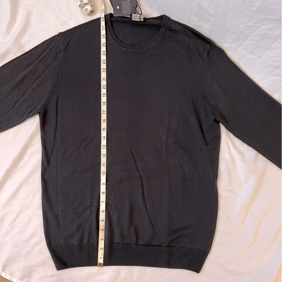 Filippo Riberti Navy Sweater - Men’s Italian Wool Sweater - Picture 7 of 12